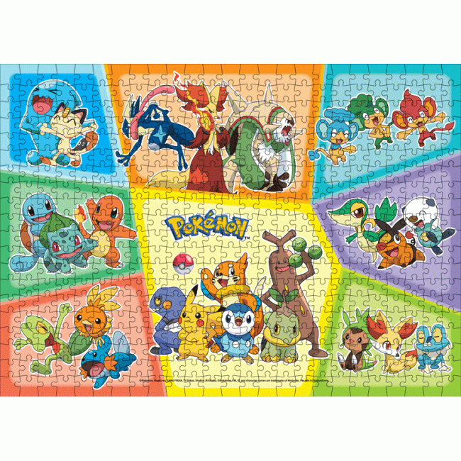 จิ๊กซอว์กล่อง Pokémon 500 ชิ้น ผองเพื่อนโปเกมอน